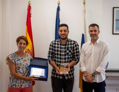 Mogán reconoce a Acoidán Moreno, subcampeón de España de Recorridos de Caza