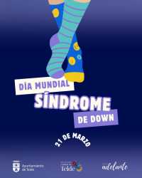 El Ayuntamiento de Telde se ilumina de amarillo y azul el Día Mundial del Síndrome de Down