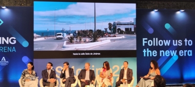 La alcaldesa, Carmen Hernández, expone en el Greencities &amp; S-Moving de Málaga la experiencia pionera de movilidad en Jinámar