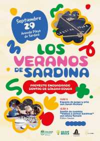 La actividad educativa de ‘Los veranos de Sardina’ vuelve el próximo domingo 29 de septiembre