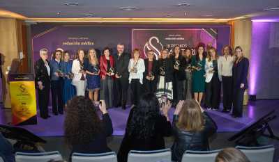 Monzón, una de las doce mujeres reconocidas en los IX Premios Sanitarias otorgados por Redacción Médica