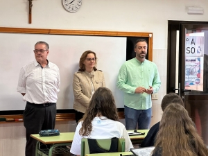 El alcalde de Telde y el concejal de Educación visitan el Colegio Salesianas María Auxiliadora