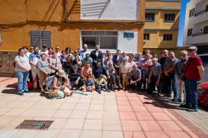 Gáldar inaugura en Barrial la nominación de los Pasajes Juan del Rosario y Francisco Padrón Silva