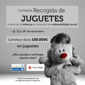 Carrefour arranca la campaña “DUENDES” en beneficio de la infancia en riesgo de exclusión social con una donación directa a Cruz Roja de 100.000 euros en juguetes