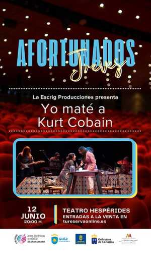 Vuelven los “Afortunados Jueves” a Guía con el espectáculo multidisciplinar ‘Yo maté a Kurt Cobain’