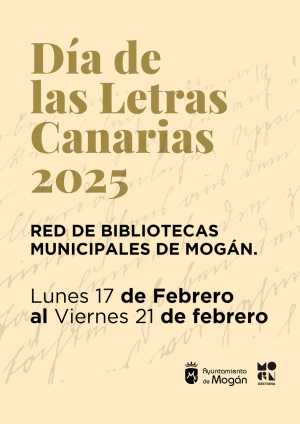 Mogán celebra el Día de Las Letras Canarias del 17 al 21 de febrero