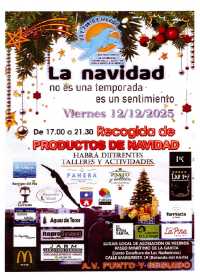 La A.V. Punto y Seguido de La Garita invita a la ciudadanía a su tradicional evento solidario de recogida de productos navideños