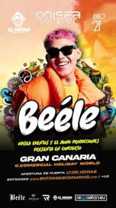 Sobre el concierto del artista Beéle este sábado en el Estadio de Maspalomas