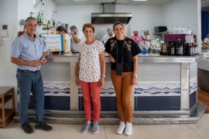 El consejero de Empleo del Cabildo visita  con la alcaldesa de Mogán los centros municipales de formación