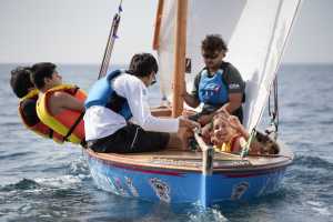 La III Semana Canaria de Deportes Tradicionales acerca la vela latina canaria de barquillos al alumnado de Lanzarote