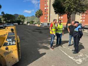 El Plan de Asfaltado de Telde ya trabaja a pleno rendimiento: arrancan las obras en Jinámar y a punto de culminar en Caserones