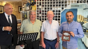 El Restaurante El Padrino premia al Ayuntamiento de Gáldar por el Camino de Santiago