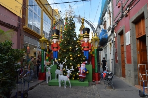 La Navidad toma las calles de Gáldar en la 25ª edición de la Semana de las Flores