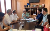 Primera visita institucional del consejero insular de Medio Ambiente, Clima, Energía y Conocimiento