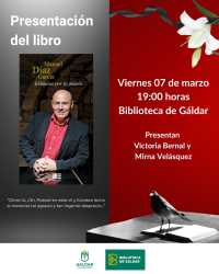 Gáldar presenta en la Biblioteca Municipal el poemario ‘Exequias por la poesía’, de Manuel Díaz García