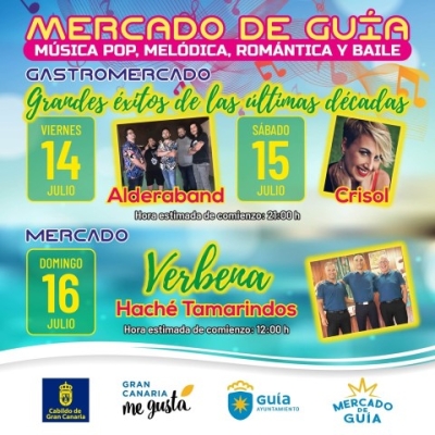 El Mercado de Guía celebra el fin de semana con música en vivo