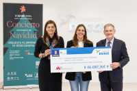 La Orquesta Filarmónica de Gran Canaria y la Fundación DISA entregan un cheque por valor de 46.087,36 euros a la Asociación Canaria Sociosanitaria “Te Acompañamos”