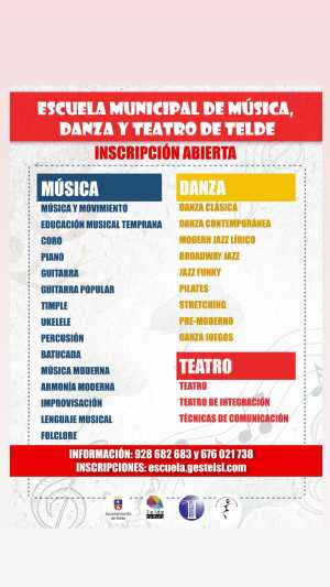 La Escuela Municipal de Música, Danza y Teatro amplía su oferta para el inicio del nuevo curso