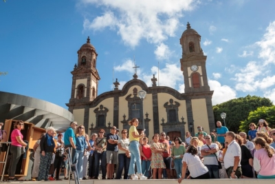 Más de un millar de personas disfrutaron de la ruta ‘Patiando con dulces y quesos de Guía’