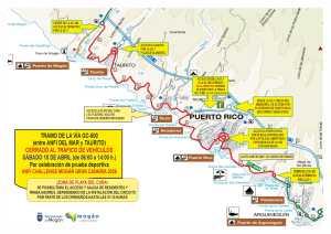 Restricciones de tráfico el 18 de abril por el Anfi Challenge Mogán Gran Canaria