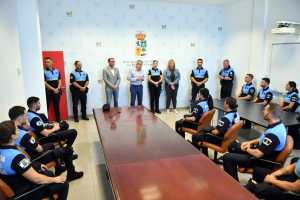 Los nuevos agentes policiales conocen las instalaciones y servicios municipales