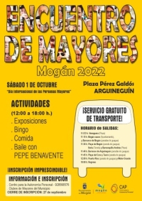 Mogán organiza un encuentro festivo para los mayores del municipio el 1 de octubre