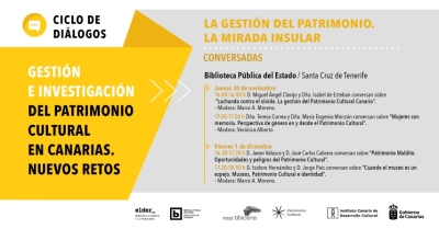 El patrimonio cultural de Canarias, a debate en un ciclo de charlas en Gran Canaria y Tenerife