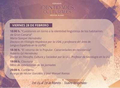 El concierto de Héctor González y José Manuel Ramos mañana viernes en el Hespérides pone el broche final a las ‘Jornadas Identidades Culturales Néstor Álamo’