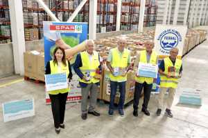 SPAR Gran Canaria supera la donación de 2025 y entrega más de 21,9 toneladas de productos al Banco de Alimentos
