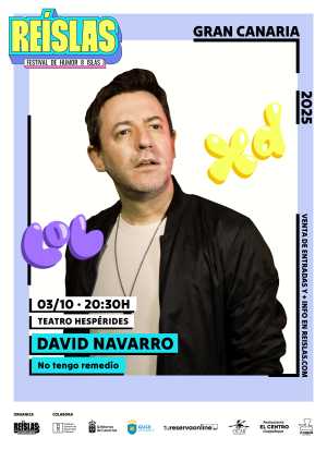 El cómico David Navarro trae al Teatro Hespérides de Guía su show ‘No tengo remedio’