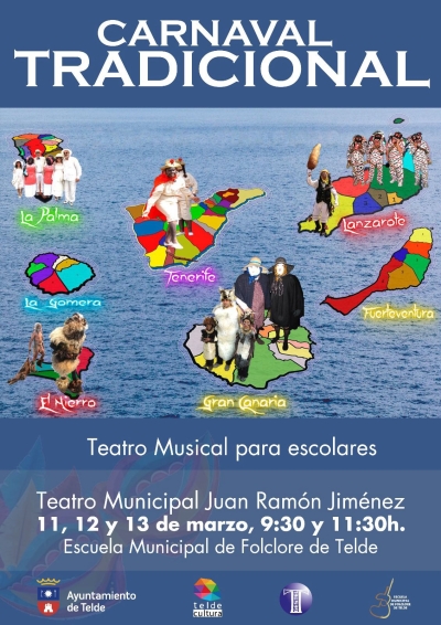 El Teatro Juan Ramón Jiménez recrea el carnaval tradicional de Canarias