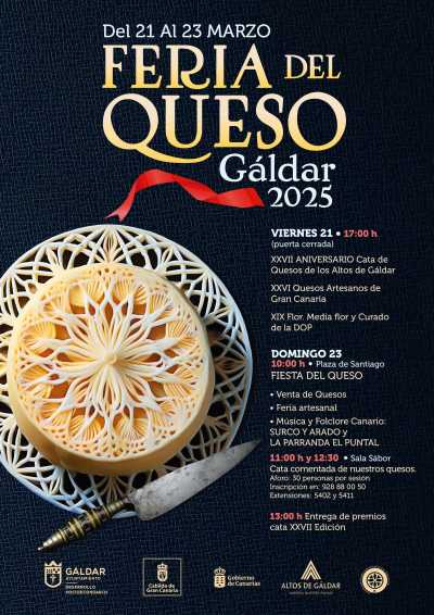 Gáldar celebra este domingo la Fiesta del Queso en la Plaza de Santiago en el marco de la XXVII Feria del Queso