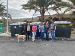 Telde instala 239 nuevos contenedores de basura en el Valle de Jinámar