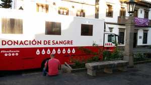 Una unidad móvil de donación de sangre, activa hasta mañana en Moya