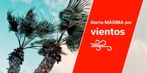 El Gobierno de Canarias declara la situación de Alerta Máxima por Viento en Canarias