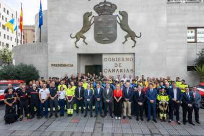 El operativo de emergencias desplegado en Valencia recibe el reconocimiento del Gobierno de Canarias