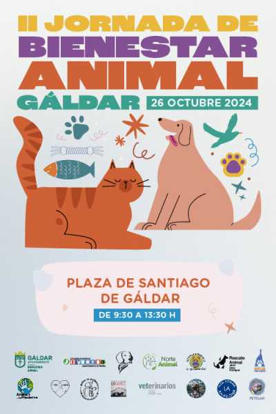 La Plaza de Santiago acoge la II Jornada de Bienestar Animal el sábado 26 de octubre