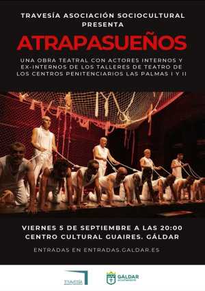 La obra teatral &#039;Atrapasueños&#039; llega el 5 de septiembre al Centro Cultural Guaires
