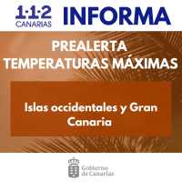 El Gobierno declara la situación de prealerta por temperaturas máximas en Islas occidentales y Gran Canaria