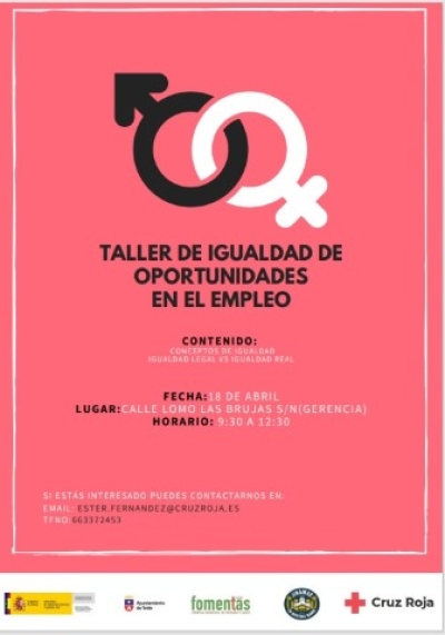 Jinámar acoge un taller de igualdad de oportunidades en el empleo en el marco del Plan Integral