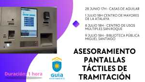 Servicio de Asesoramiento para el uso de Pantallas Táctiles en Guía