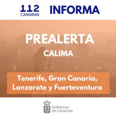 El Gobierno de Canarias declara la prealerta por calima en las islas orientales y Tenerife