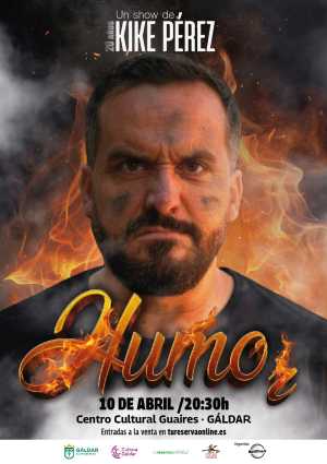 Kike Pérez llega a Gáldar con su nuevo espectáculo ‘Humor’ el 10 de abril