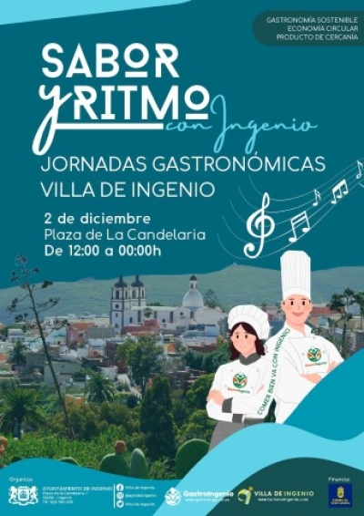 Ingenio acoge este sábado un gran evento culinario lleno de ‘Sabor y Ritmo’