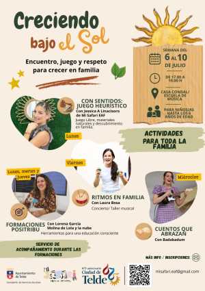 Telde impulsa ‘Creciendo bajo el sol: Jugando con la vida’, un proyecto para fortalecer los vínculos familiares a través del juego
