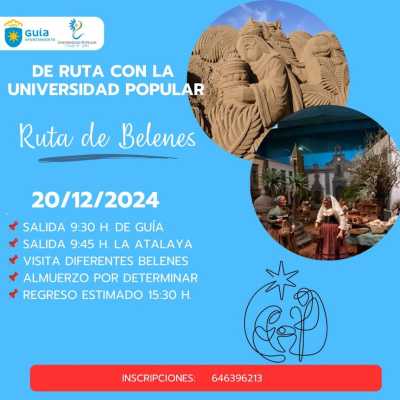 La Universidad Popular de Guía organiza una Ruta por los Belenes de la capital grancanaria