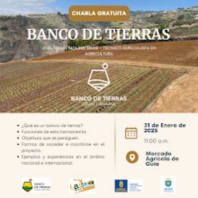 El Mercado de Guía acoge una charla informativa sobre el Banco de Tierras de Gran Canaria