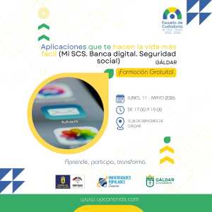 La Escuela de Ciudadanía de Gran Canaria organiza para el 11 de mayo un taller sobre el uso de aplicaciones