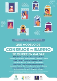 El 21 de septiembre arranca la ronda de presentaciones para definir el modelo de Consejos de Barrio