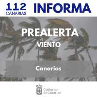 La Dirección General de Emergencias amplía la prealerta por viento a toda Canarias
